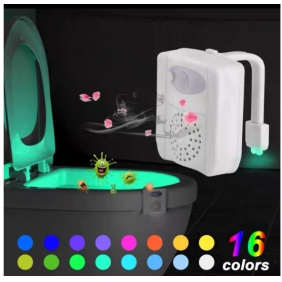 16 color spy toilet light hidden camera 1080P hight resolution spy surveillance camera 32GB motion detection